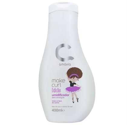 Imagem de Kit Make Curl Kids (Shampoo, Condicionador, Creme de Pentear, Umidificador) Amávia