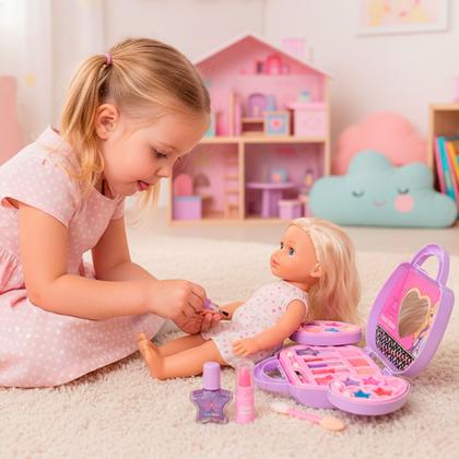 Imagem de Kit Make Star Maleta De Maquiagem Infantil Bolsa Com Sombra Batom