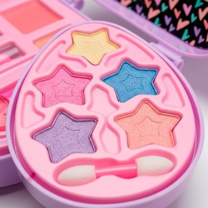 Imagem de Kit Make Star Maleta De Maquiagem Infantil Bolsa Com Sombra Batom