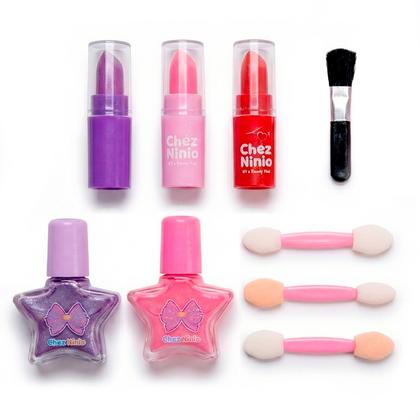 Imagem de Kit Make Star Maleta De Maquiagem Infantil Bolsa Com Sombra Batom