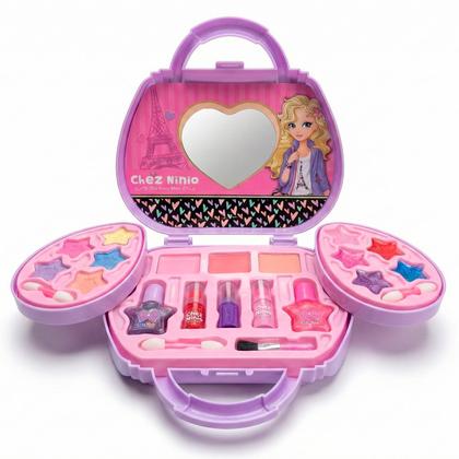 Imagem de Kit Make Star Maleta De Maquiagem Infantil Bolsa Com Sombra Batom