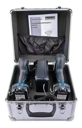 Imagem de Kit Makita Parafusadeira Impacto e Furadeira 12V DF333D TD110D CLX224SAX com Maleta Baterias e Carregador