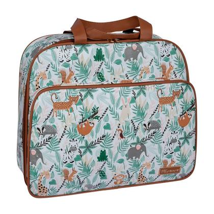 Imagem de Kit Mala Bolsas Maternidade P Trocador Safari Lilian Baby