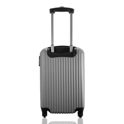 Imagem de Kit Mala de Bordo 10kg Viagem Rígida Rodas 360º ABS Cadeado Segredo Gladiador A2MB com Mochila Executiva Notebook 102