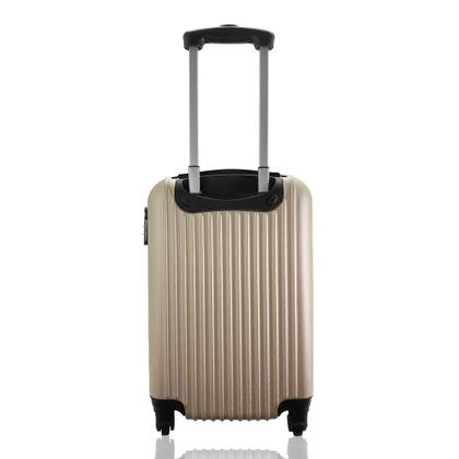 Imagem de Kit Mala de Bordo 10kg Viagem Rígida Rodas 360º ABS Cadeado Segredo Gladiador A2MB com Mochila Executiva Notebook 102