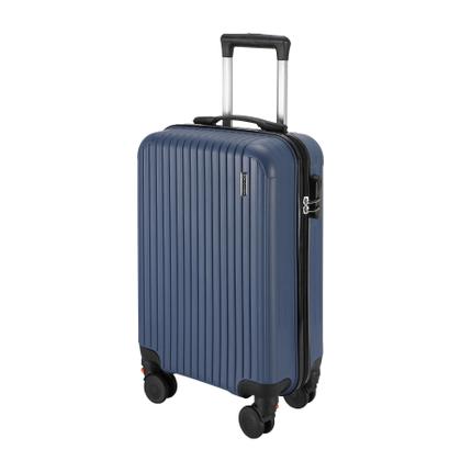 Imagem de Kit Mala de Viagem 20" + Frasqueira Polipropileno World Bags Resistente Rodinhas 360 Bordo