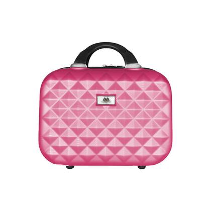 Imagem de Kit mala de viagem bordo pp c/ zíper expansível e frasqueira em abs - eagle - ac74