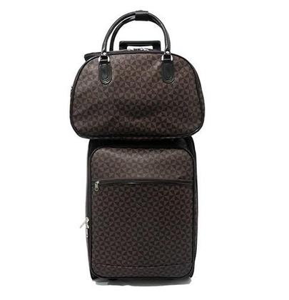 Imagem de Kit Mala de Viagem de Bordo Quadrada Com Rodinha E Média Mão