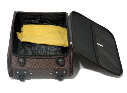 Imagem de Kit Mala de Viagem de Bordo Quadrada Com Rodinha E Média Mão