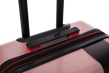 Imagem de Kit Mala de Viagem WILSON Média 23kg + Bordo 10kg com Expansor e Cadeado- ROSE/ROSA