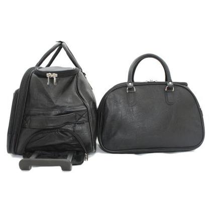 Imagem de Kit Mala Para Viagem Com Rodinhas E Bolsa Média De Mão