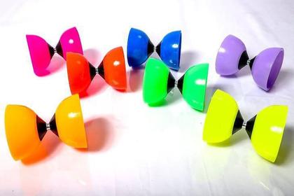 Imagem de Kit Malabares Diabolo Profissional + Yoyo de rolamento + 10 Cordas de ioio