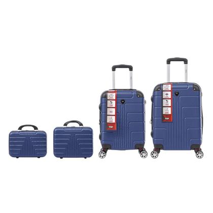 Imagem de Kit Malas de Viagem Tamanho PP e P com 2 Frasqueiras P e M