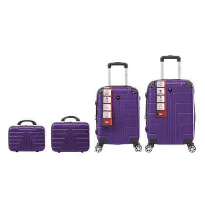 Imagem de Kit Malas de Viagem Tamanho PP e P com 2 Frasqueiras P e M