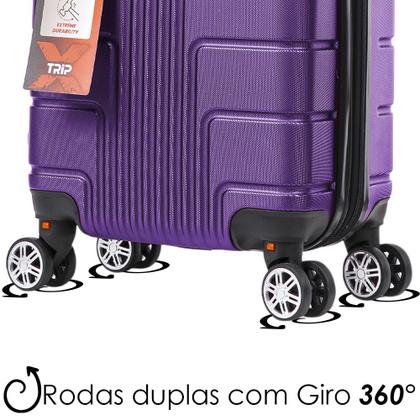 Imagem de Kit Malas de Viagem Tamanho PP e P com 2 Frasqueiras P e M