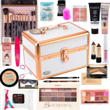 Imagem de Kit Maleta De Maquiagem Completa com Paleta Ruby Rose 30
