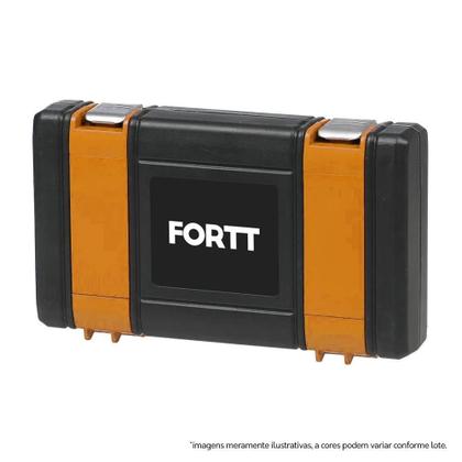 Imagem de Kit Maleta Jogo De Chave Catraca Completo 57 Peças Fortt Preto - Kjc001-p