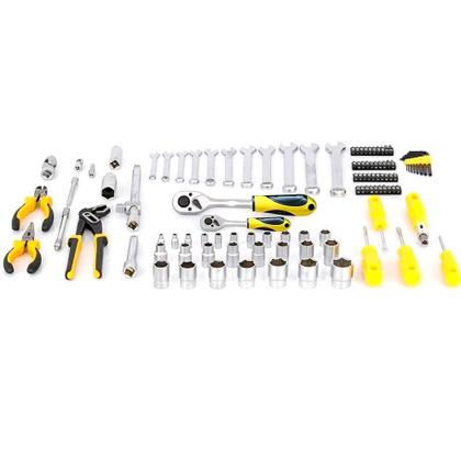 Imagem de Kit Maleta Jogo de Ferramentas e Chave Completa 110 peças Fortt Preto - KMFC002-P