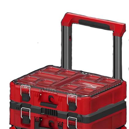 Imagem de Kit Maletas e Caixas Com Carrinho Packout 2 Milwaukee