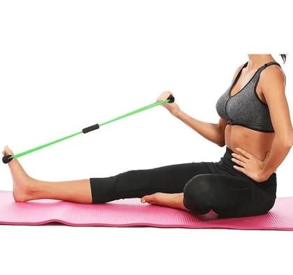 Imagem de Kit Malhação Em Casa Com 5 Mini Band Elástico E Pé Elástico de Tensão Confortável