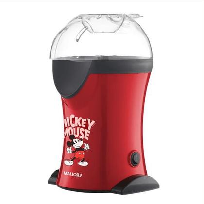 Imagem de Kit mallory - pipoqueira mickey mouse 1200w vermelho 220v + maquina de cupcakes 3 em 1 mickey mouse