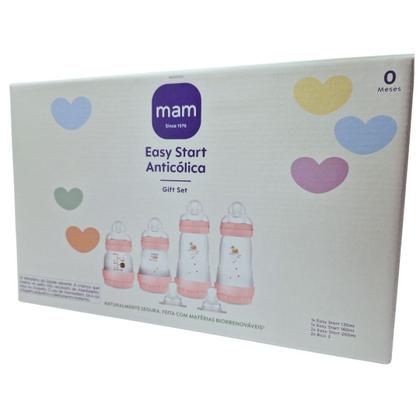 Imagem de Kit Mam Mamadeira Easy Start Rosa130 160 2x260ml
