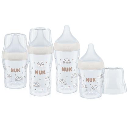 Imagem de Kit Mamadeira NUK Perfect Match Fluxo Médio Com 2UN De 150ML e Com 2UN 260ML