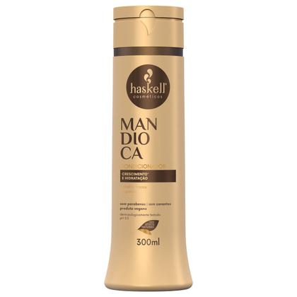 Imagem de Kit Mandioca Haskell Shampoo & Condicionador 300ml Auxilia no crescimento do cabelo