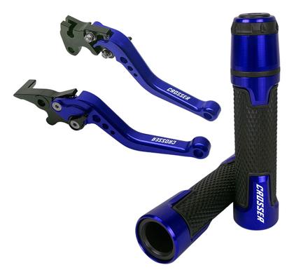 Imagem de Kit Manete Manopla Fazer 250 150 A Disco Gravado A Laser