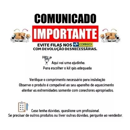 Imagem de Kit Mangueira Aço 5 Metros 2 Abraçadeira Registro Botijão