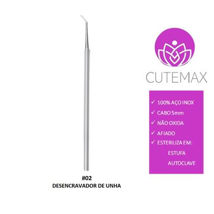 Imagem de Kit Manicure 5 Peças Alicate Mundial + Palito 2x1 + Desencravador + Espátula + Raspador