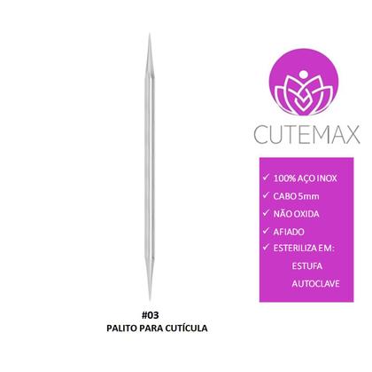 Imagem de Kit Manicure 5 Peças Alicate Mundial + Palito 2x1 + Desencravador + Espátula + Raspador