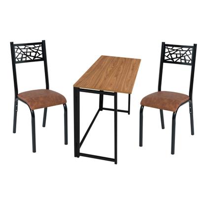 Imagem de Kit manicure ciplafe jade 1 mesa amendoa dob 2 cadeiras