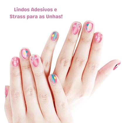 Imagem de Kit Manicure Infantil Fashion Unha Maleta Com Acessórios