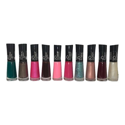 Imagem de Kit Manicure Profissional 50 Esmaltes Alta Qualidade Lorrac