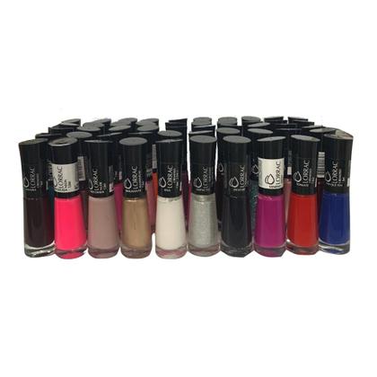 Imagem de Kit Manicure Profissional 50 Esmaltes Alta Qualidade Lorrac