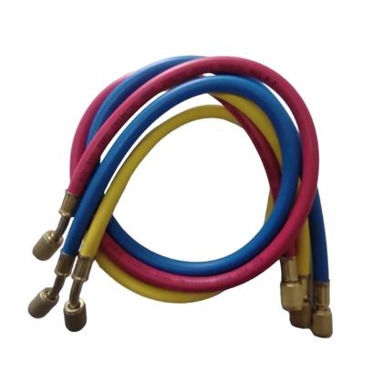 Imagem de Kit Manifold Alta e Baixa  R22, R134, R404, R12 Mangueiras 90cm Vulkan
