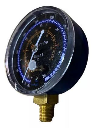 Imagem de Kit Manômetro Refrigeracão Manifold Baixa E Alta R410 / R32