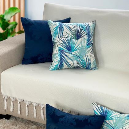 Imagem de Kit Manta Xale de Sofá e Cama Cru Rústico com 2 Capas de almofadas Decorativas