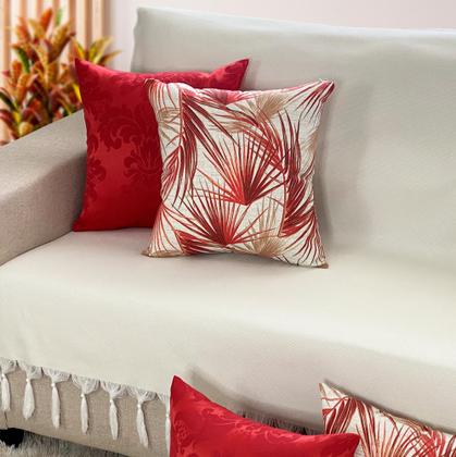 Imagem de Kit Manta Xale de Sofá e Cama Cru Rústico com 2 Capas de almofadas Decorativas