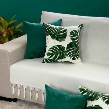 Imagem de Kit Manta Xale de Sofá e Cama Cru Rústico com 2 Capas de almofadas Decorativas