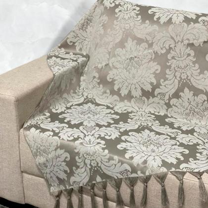 Imagem de Kit Manta Xale Grande Para Sofá E Cama Com 4 Capas de Almofada