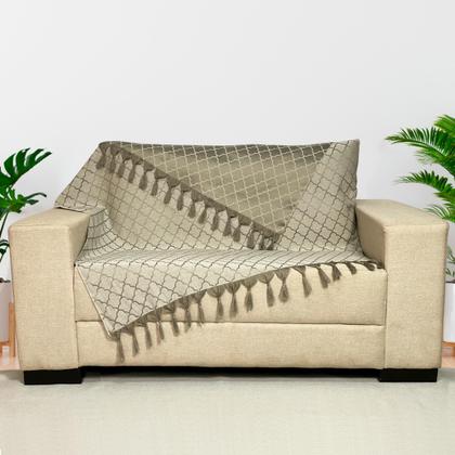 Imagem de Kit Manta Xale Grande Para Sofá E Cama Com 4 Capas de Almofada