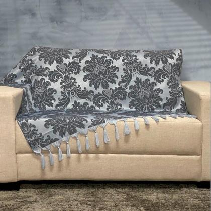 Imagem de Kit Manta Xale Grande Para Sofá E Cama Com 4 Capas de Almofada