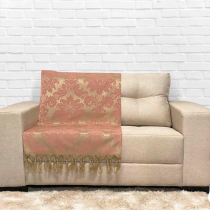 Imagem de Kit Manta Xale Grande Para Sofá E Cama Protetora Com 2 Capas de Almofada