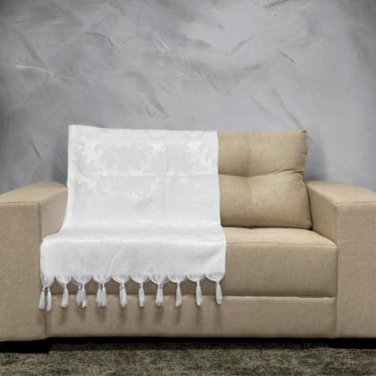 Imagem de Kit Manta Xale Grande Para Sofá E Cama Protetora Com 2 Capas de Almofada