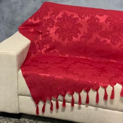 Imagem de Kit Manta Xale Grande Para Sofá E Cama Protetora Com 2 Capas de Almofada