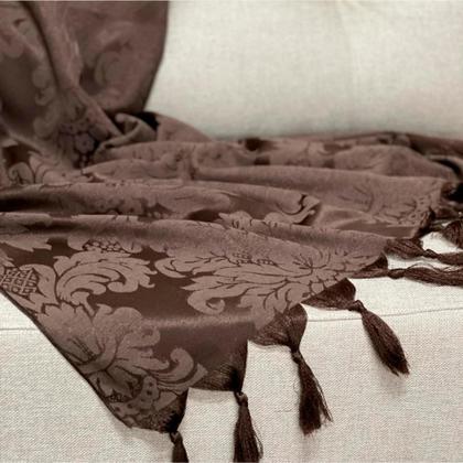 Imagem de Kit Manta Xale Grande Para Sofá E Cama Protetora Com 2 Capas de Almofada