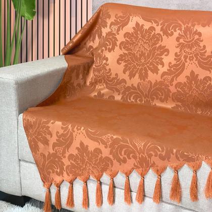 Imagem de Kit Manta Xale Grande Para Sofá E Cama Protetora Com 2 Capas de Almofada