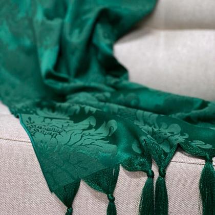 Imagem de Kit Manta Xale Grande Para Sofá E Cama Protetora Com 2 Capas de Almofada